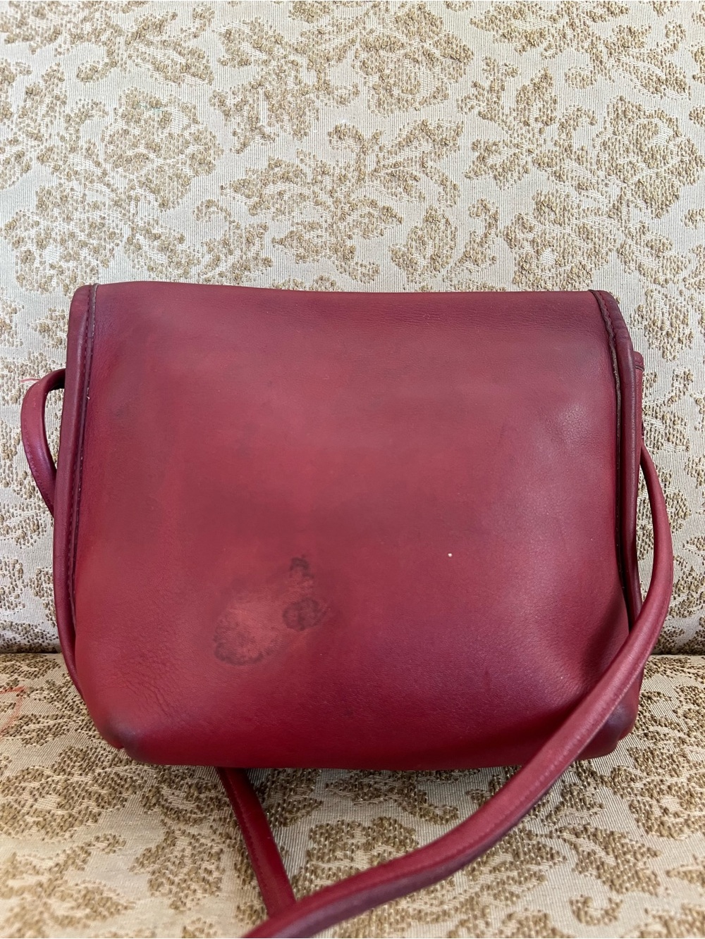 Vintage COACH red Quincey bag 9919 - Picture 10 of 10